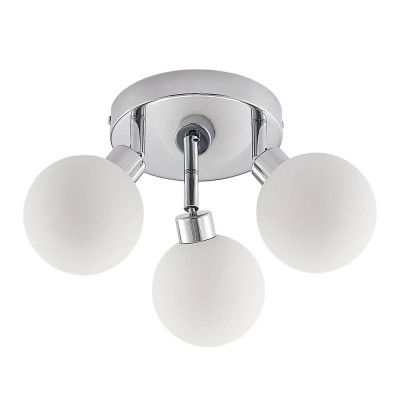 Lindby - Zaniba 3 Round Plafond Chrome