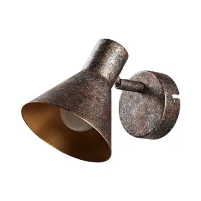 Lindby - Zera Vägglampa Antique Rust/Gold