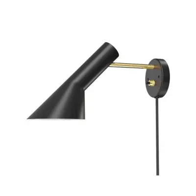 Louis Poulsen - AJ Vägglampa Brass/Black