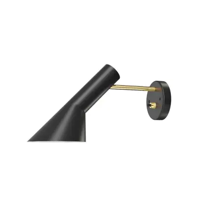 Louis Poulsen - AJ Vägglampa HW w/Switch Brass/Black