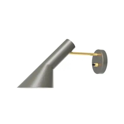Louis Poulsen - AJ Vägglampa HW w/Switch Brass/Warm Grey