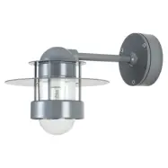 Louis Poulsen - Albertslund Vägglampa Grå Kort E27