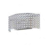 Lucande - Alizee Vägglampa Chrome/Clear