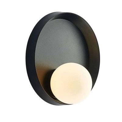 Lucande - Andelina Vägglampa Black/Opal