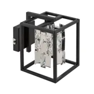 Lucande - Arcan Vägglampa Krom/Svart