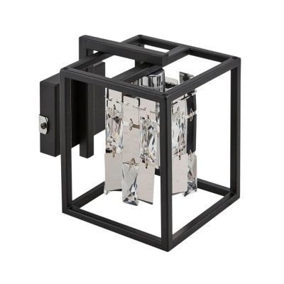 Lucande - Arcan Vägglampa Krom/Svart