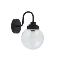 Lucande - Badolo Vägglampa IP44 Svart