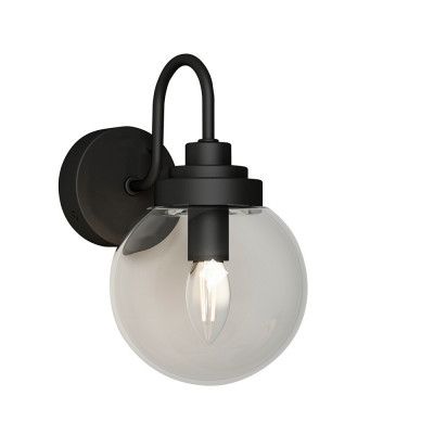 Lucande - Badolo Vägglampa IP44 Svart