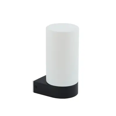 Lucande - Basolo Vägglampa H17,2 IP44 Svart