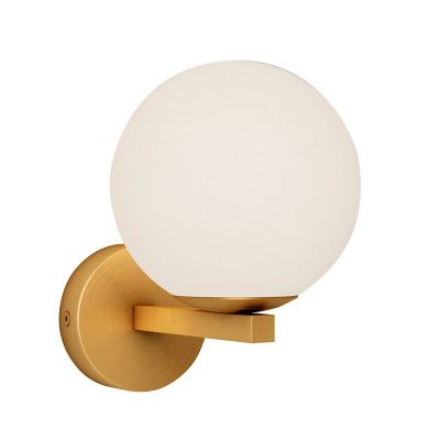 Lucande - Bidolo Vägglampa IP44 Mässing