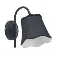 Lucande - Binta Vägglampa Silver Black
