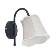 Lucande - Binta Vägglampa Silver Grey