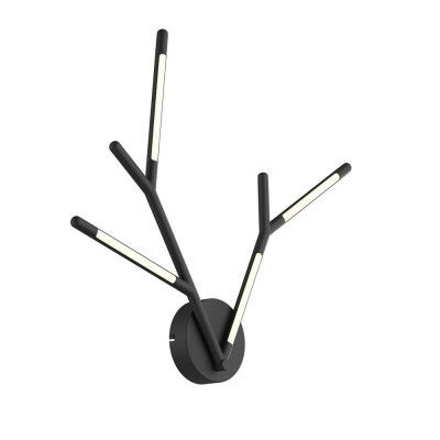 Lucande - Cuerno LED Vägglampa Black