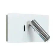 Lucande - Elske Vägglampa White/Chrome