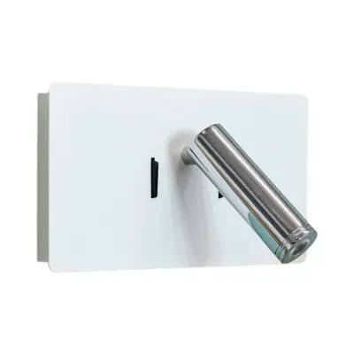 Lucande - Elske Vägglampa White/Chrome