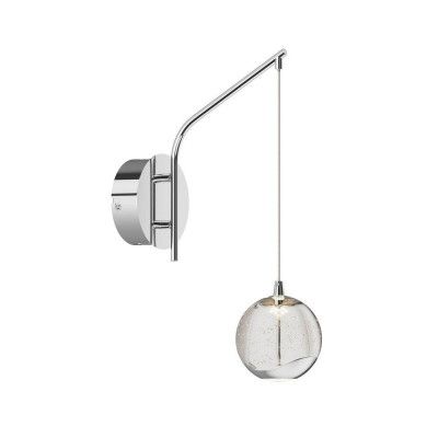 Lucande - Hayley LED Vägglampa Chrome