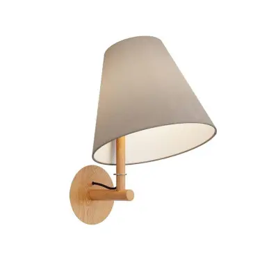 Lucande - Jinda Vägglampa Grey/Oak