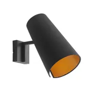 Lucande - Kemoni Vägglampa Black/Gold