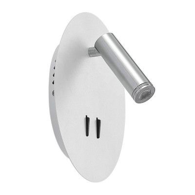 Lucande - Kimo LED Round Vägglampa White