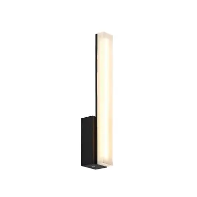 Lucande - Lisana LED Vertical Vägglampa IP44 Black