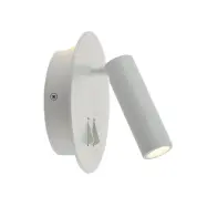 Lucande - Magya LED 2 Round Vägglampa White