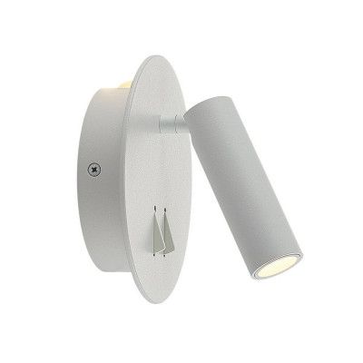 Lucande - Magya LED 2 Round Vägglampa White