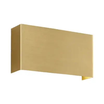 Quitani - Maja Vägglampa L22 Matt BrassLucande