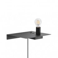 Lucande - Malvina Vägglampa USB Black