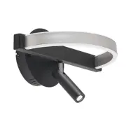 Lucande - Matwei LED Ring Vägglampa Nickel