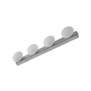 Lucande - Myrra LED Vägglampa IP44 Krom/Vit