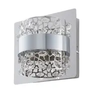 Lucande - Neelie LED Vägglampa Chrome