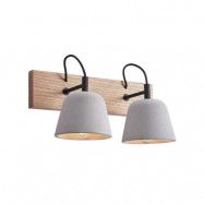 Lucande - Otavis 2 Vägglampa Concrete