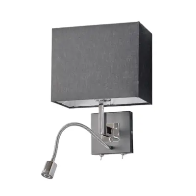 Lucande - Rebekka Vägglampa Black/Chrome