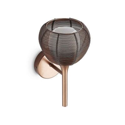 Lucande - Tetira Vägglampa Brown