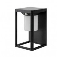 Lucande - Tilena Solcell Vägglampa W/Sensor Svart
