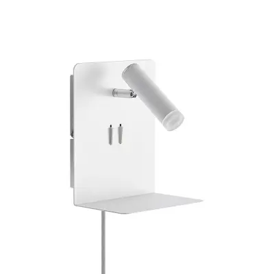 Lucande - Zavi LED Vägglampa USB White