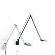 Luceplan - Berenice Vägglampa 30x30 Vit Glas/Svart