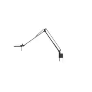 Luceplan - Berenice Vägglampa 30x30 Vit Glas/Svart