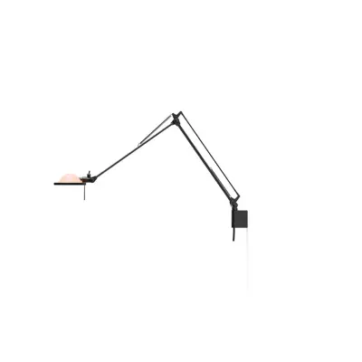 Luceplan - Berenice vägglampa 30x30 rosa glas/svart