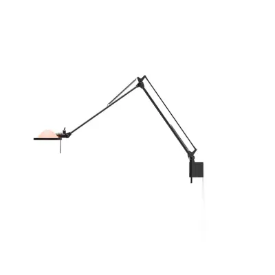 Luceplan - Berenice Vägglampa 45x45 Pink Glas/Svart