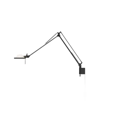 Luceplan - Berenice Vägglampa 45x45 Vit Glas/Svart