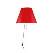 Luceplan Costanza D13 a vägglampa primary red