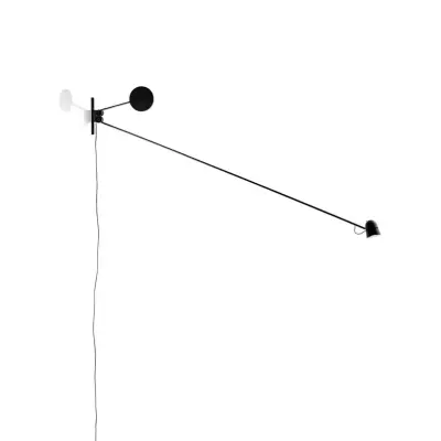 Luceplan - Counterbalance Vägglampa Svart