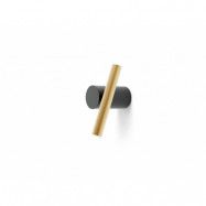Luceplan - Doi Vägglampa 2700K Black/Brass