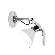 Luceplan - Fortebraccio Vägglampa Vit E14