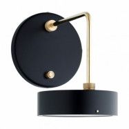 Made By Hand Petite Machine vägglampa Deep black