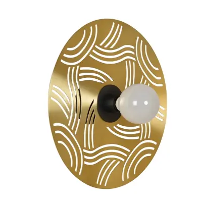 MARKET SET - Ariane vägglampa, Ø 40 cm mässing