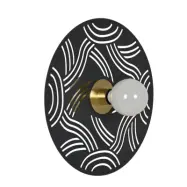 MARKET SET - Ariane vägglampa, Ø 40 cm svart