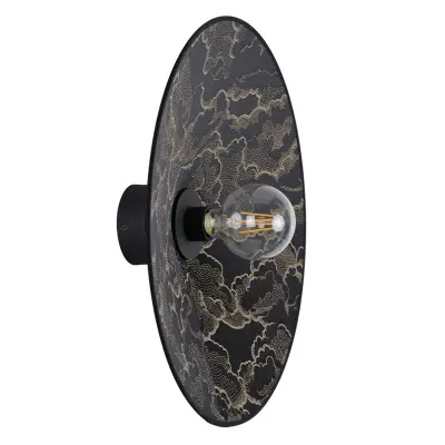 MARKET SET - Gatsby vägglampa kumo svart Ø 50 cm