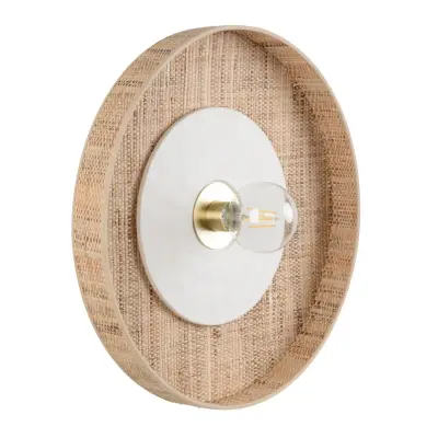 MARKET SET - Portinatx vägglampa vit, Ø50cm